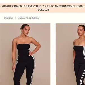 PLT capri tube top set